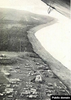 Вид на Енисей с борта дирижабля "Граф Цеппелин". Фото: Роберт Хартман. 1929 год