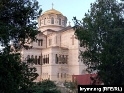 Стройка у Владимирского собора в Херсонесе. Севастополь, заповедник «Херсонес Таврический», 1 июля 2024 года