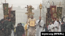 Рождественский крестный ход. Севастополь, 7 января 2019 года