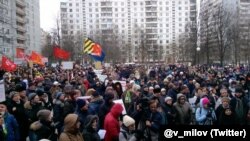 Митинг в Теплом Стане (Москва, 14 февраля)