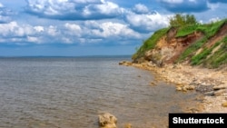 Каховское водохранилище в Запорожской области, архивное фото