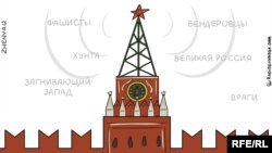 Карикатура Евгении Олийнык