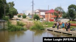 Благовещенск. Рыбу теперь ловят совсем рядом с домами