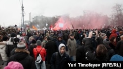 Митинг на Болотной площади в Москве, РФ, 10 декабря 2011 года