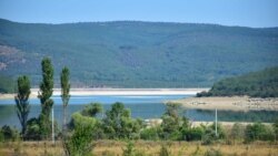 В Севастополе стремительно мелеет Чернореченское водохранилище, 25 июля 2020 года