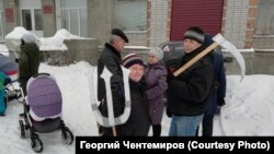 Жители Питкяранты протестуют против неэффективности местной власти, 23 февраля 2019