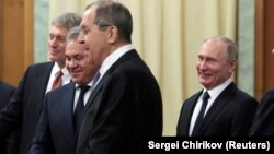 Песков, Шойгу, Лавров, Путин. Сочи 2019